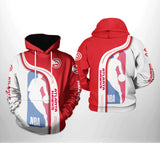 [SALE] 18% OFF Atlanta Hawks Hoodie Color Block For Men Women 