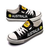 Black Australia National Football Team Shoes For Men Women