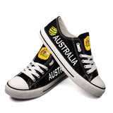 Black Australia National Football Team Shoes For Men Women