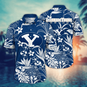 20% OFF BYU Cougars Hawaiian Shirt Tropical Flower