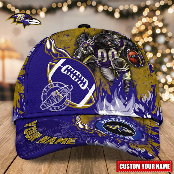 Hot Selling Baltimore Ravens Hat Mascot Custom Name