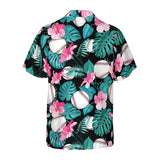 15% OFF Baseball Hawaiian Shirt Hibiscus Flower Print For Men