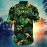 Baylor Bears Hawaiian Shirt Leafs Printed For Men