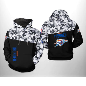 [SALE] 18% OFF Black Oklahoma City Thunder Camo Hoodie For Men Women