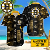 15% OFF Cheap Boston Bruins Hawaiian Shirt Custom Name