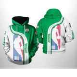 [SALE] 18% OFF Boston Celtics Hoodie Color Block For Men Women