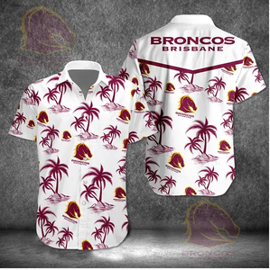 20% OFF Best wHITE Brisbane Broncos Hawaiian Shirt Coconut Tree For Men