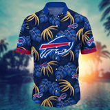 20% OFF Buffalo Bills Hawaiian Shirt Leafs Printed For Men