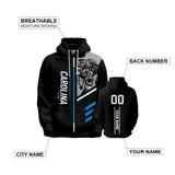 18% OFF Black Carolina Panthers Pullover Hoodie Personalized Name & Number - 4 fan shop