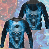 20% OFF Carolina Panthers Skull Hoodies 3D With Zipper, Pullover