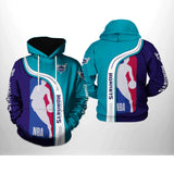 [SALE] 18% OFF Charlotte Hornets Hoodie Color Block For Men Women