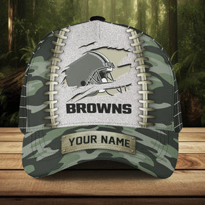 The Best Cleveland Browns Camo Hat Custom Name