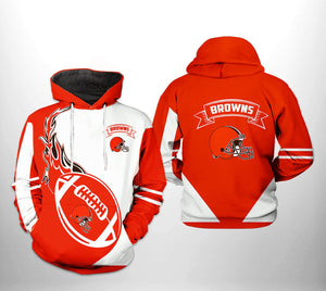 BROWN WHITE Cleveland Browns Hoodies Vintage – SALE 20% OFF Now