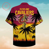 Cleveland Cavaliers Hawaiian Shirt Palm Trees