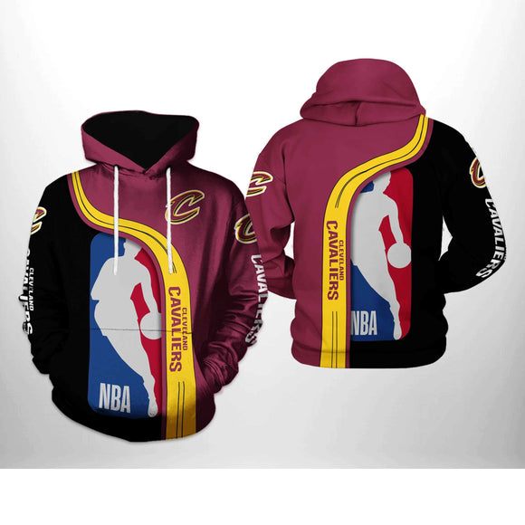 [SALE] 18% OFF Cleveland Cavaliers Hoodie Color Block For Men Women