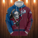 Colorado Avalanche  zip up Hoodie Two Color Division