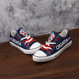 Blue Croatia National Football Team Shoes For Men Women