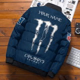 Men's Dallas Cowboys Puffer Jacket Energy back