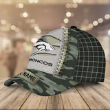 Lowest Price Denver Broncos Camo Hat Custom Name