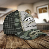 Lowest Price Denver Broncos Camo Hat Custom Name