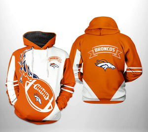 WHITE ORANGE Denver Broncos Hoodies Vintage – SALE 20% OFF Now