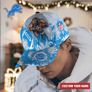 Hot Selling Detroit Lions Hat Mascot Custom Name