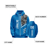 18% OFF Detroit Lions Pullover Hoodie Personalized Name & Number - 4 FAN SHOP