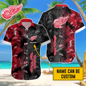 15% OFF Cheap Detroit Red Wings Hawaiian Shirt Custom Name