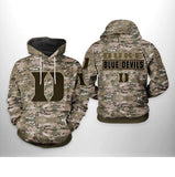 SALE] 18% OFF Best Duke Blue Devils Camo Hoodies For Men Women – Color Camouflage