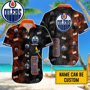 15% OFF Cheap Edmonton Oilers Hawaiian Shirt Custom Name