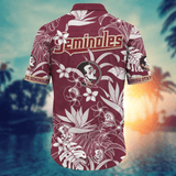 20% OFF Florida State Seminoles Hawaiian Shirt Tropical Flower