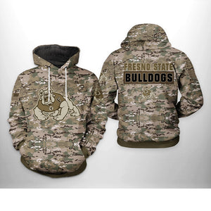 SALE] 18% OFF Best Fresno State Bulldogs Camo Hoodies For Men Women – Color Camouflage