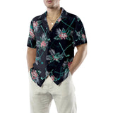 Golf Hawaiian Shirt Tropical Flower For Men