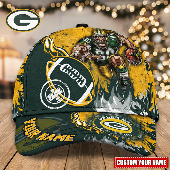 Hot Selling Green Bay Packers Hat Mascot Custom Name