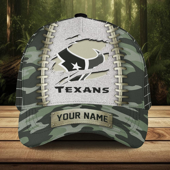 The Best Houston Texans Camo Hat Custom Name