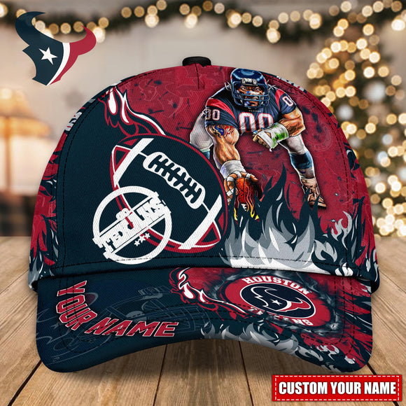 Hot Selling Houston Texans Hat Mascot Custom Name