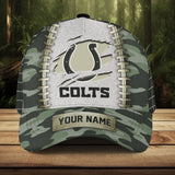 Indianapolis Colts Camo Hat Custom Name