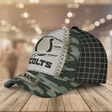 Indianapolis Colts Camo Hat Custom Name