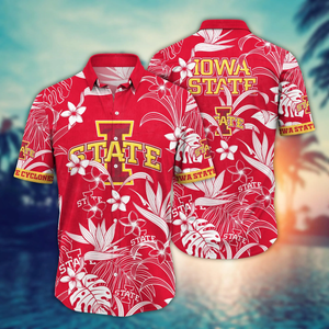 20% OFF Iowa State Cyclones Hawaiian Shirt Tropical Flower