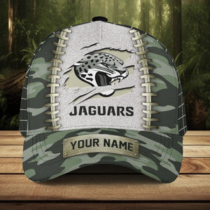 The Best Jacksonville Jaguars Camo Hat Custom Name