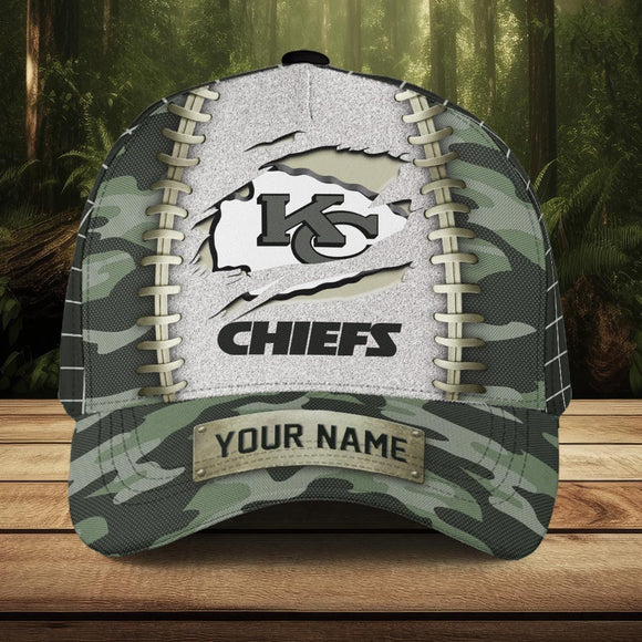 The Best Kansas City Chiefs Camo Hat Custom Name | 4 Fan Shop