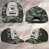 The Best Kansas City Chiefs Camo Hat Custom Name | 4 Fan Shop