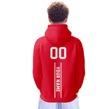 RED Kansas City Chiefs Pullover Hoodie Personalized Name & Number - 4 FAN SHOP