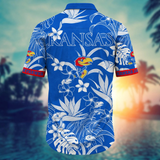 20% OFF Kansas Jayhawks Hawaiian Shirt Tropical Flower