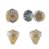 Kansas City Chiefs Super Bowl Ring Replica 2024 - front, on back