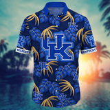 Kentucky Wildcats Hawaiian Shirt Leafs Printed For Men