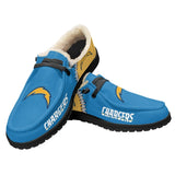 20% OFF Best Velvet Los Angeles Chargers Moccasin Slippers For Men Women