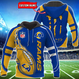 [SALE] 20% OFF Best Los Angeles Rams Hoodie Mens Ball Flame