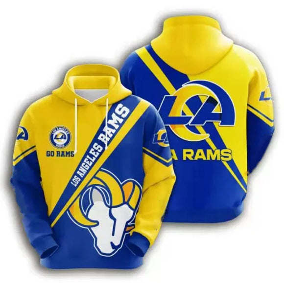 20% OFF Los Angeles Rams Pullover Hoodie For Men Women - 4 FAN SHOP