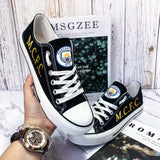 The Best Manchester City Shoes & Sneakers For Men Women - Black canvas shoes